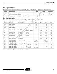 AT93C46C-10SI-2.7 Datasheet Page 3