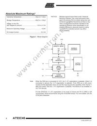 AT93C46Y6-10YH-1.8 Datasheet Page 2