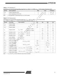 AT93C46Y6-10YH-1.8 Datasheet Page 3