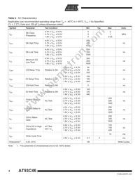 AT93C46Y6-10YH-1.8 Datasheet Page 4