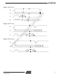 AT93C46Y6-10YH-1.8 Datasheet Page 7