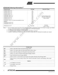 AT93C46Y6-10YH-1.8 Datasheet Page 10