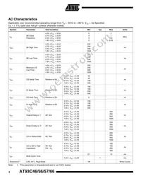 AT93C66-10SC Datasheet Page 4