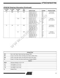 AT93C66-10SC Datasheet Page 11