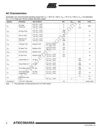 AT93C66A-10TI-2.7-T Datasheet Page 4