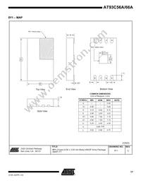 AT93C66A-10TI-2.7-T Datasheet Page 17