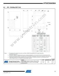 AT93C66AW-10SU-2.7 Datasheet Page 17