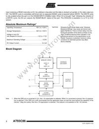 AT93C86-10TI-2.7 Datasheet Page 2