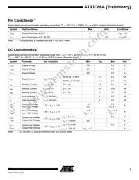AT93C86A-10TI-2.7 Datasheet Page 3