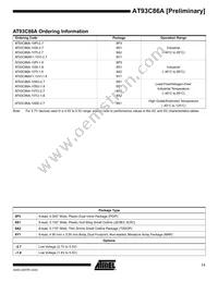 AT93C86A-10TI-2.7 Datasheet Page 11