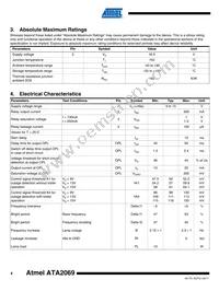 ATA2069-TAQY Datasheet Page 4