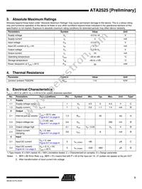 ATA2525P338H-6AQY Datasheet Page 3