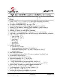 ATA6570-GNQW1 Datasheet Cover
