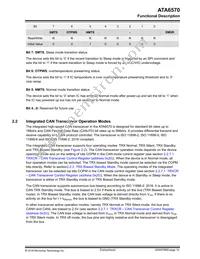 ATA6570-GNQW1 Datasheet Page 14