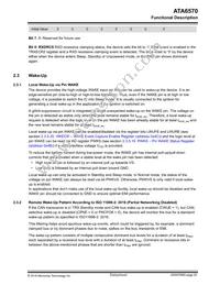 ATA6570-GNQW1 Datasheet Page 20