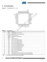 ATA6613P-PLQW Datasheet Page 2