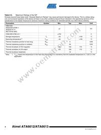 ATA6613P-PLQW Datasheet Page 4