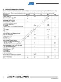 ATA6613P-PLQW Datasheet Page 20
