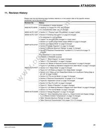 ATA6620N-TAQY Datasheet Page 21