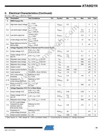 ATA6621N-PGQW Datasheet Page 19