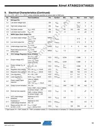 ATA6625-TAQY 19 Datasheet Page 15