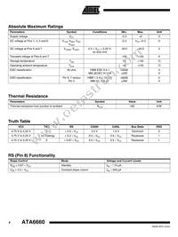 ATA6660-TAQY 19 Datasheet Page 4