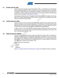 ATA6661-TAQJ 19 Datasheet Page 4