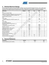 ATA6661-TAQJ 19 Datasheet Page 8