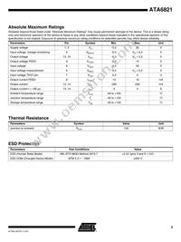 ATA6821-TUS Datasheet Page 5