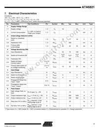 ATA6821-TUSY Datasheet Page 7