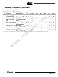 ATA6821-TUSY Datasheet Page 8