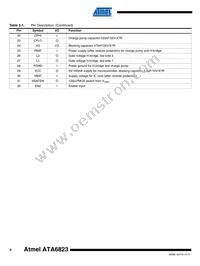 ATA6823-PHQW Datasheet Page 4