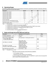 ATA6823-PHQW Datasheet Page 16