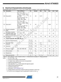 ATA6823-PHQW Datasheet Page 21