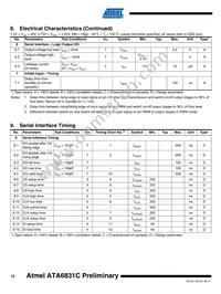 ATA6831C-PIQW Datasheet Page 12