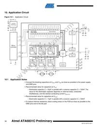 ATA6831C-PIQW Datasheet Page 14