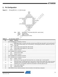 ATA6838-PXQW Datasheet Page 3