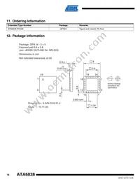 ATA6838-PXQW Datasheet Page 16