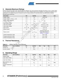 ATA6839-PXQW Datasheet Page 8