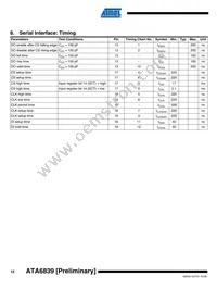 ATA6839-PXQW Datasheet Page 12