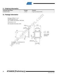 ATA6839-PXQW Datasheet Page 16