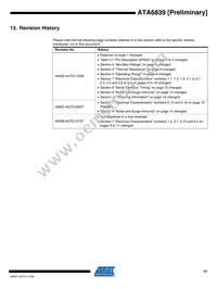 ATA6839-PXQW Datasheet Page 17