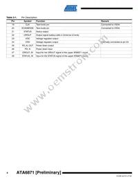 ATA6871-TLQW Datasheet Page 4
