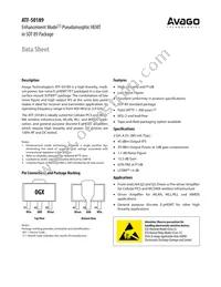 ATF-50189-TR1 Datasheet Cover