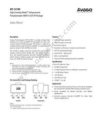 ATF-52189-TR1 Datasheet Cover