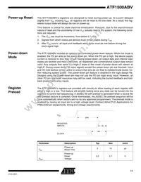 ATF1500ABV-15JI Datasheet Page 11