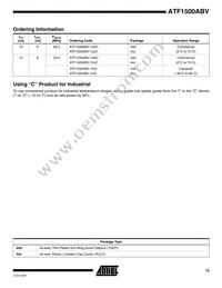ATF1500ABV-15JI Datasheet Page 13
