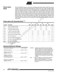 ATF1502AS-15JI44 Datasheet Page 12