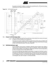 ATF1502ASV-15JI44 Datasheet Page 4