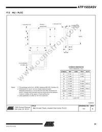 ATF1502ASV-15JI44 Datasheet Page 23